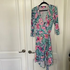 Lilly Pulitzer wrap dress
